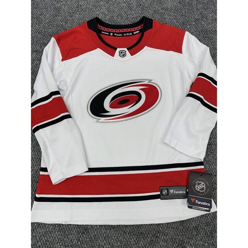 Carolina Hurricanes Fanatics White NHL Jersey - Youth Kids Large/XL • New